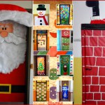 Collage puertas navidad