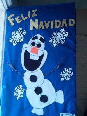 Manualidades navideñas puertas (15)