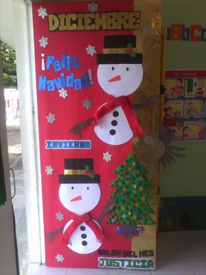 Manualidades navideñas puertas (3)