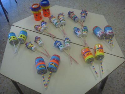 instrumentos musicales reciclados maracas 5