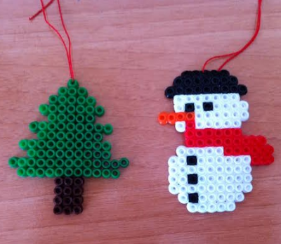 manualidades navideñas con hama