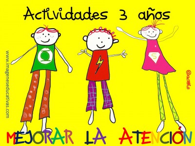 Actividades para Mejorar la Atención 3 Años