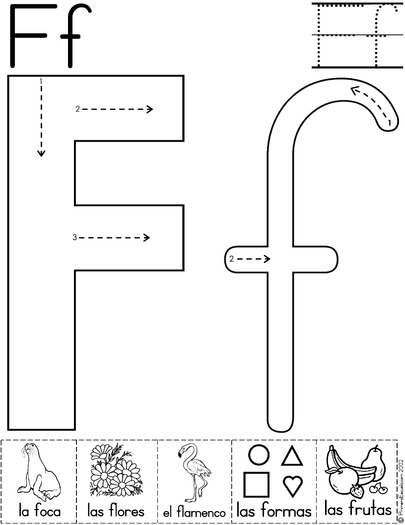 Actividades Letra F Para Preescolar