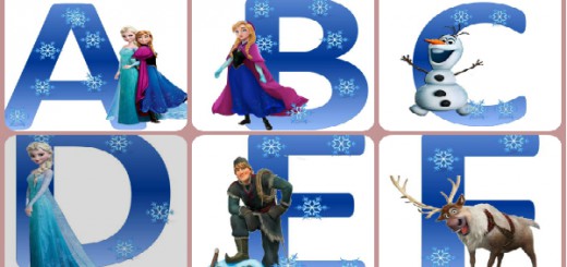 Portada Abecedario Frozen Collage