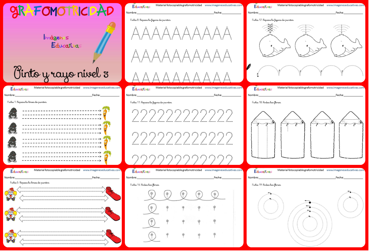 Collage COMPLETO CUADERNO DE APRESTAMIENTO TRABAJAMOS LA