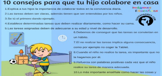 10 consejos para que los niñ@s colaboren en casa Portada