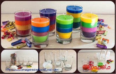 Reciclamos nuestras ceras y crayones para convertirlos en velas decorativas