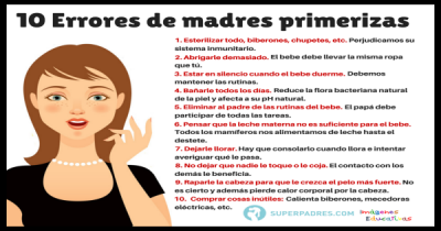 10 Errores de las madres primerizas Portada