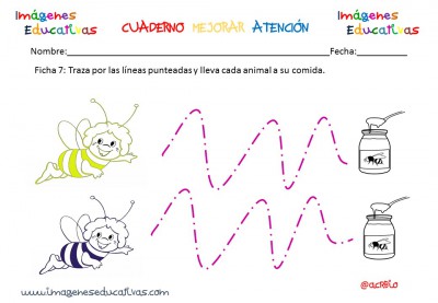 Cuadernillo fichas para trabajar la preescritura nivel inicial 2 – 3 años. (8)