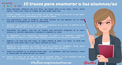 10 trucos para enamorar a tus alumnos