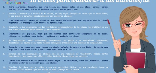 10 trucos para enamorar a tus alumnos Portada