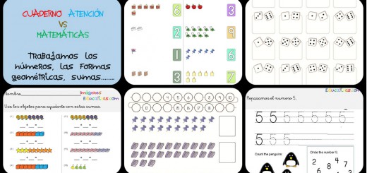 CUADERNO ATENCIÓN  VS  MATEMÁTICAS