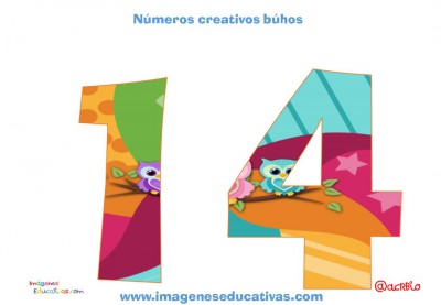 Números creativos Búhos 1 al 20 (14)