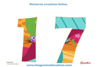 Números creativos Búhos 1 al 20 (17)