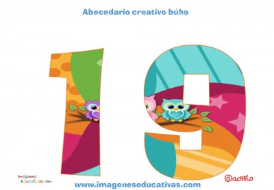 Números creativos Búhos 1 al 20 (19)