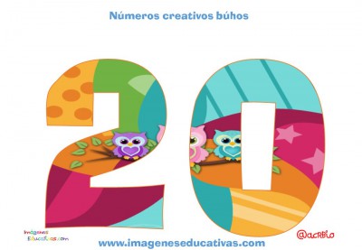 Números creativos Búhos 1 al 20 (20)