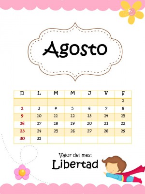 Agenda 2015 2016 Motivo niñas (18)