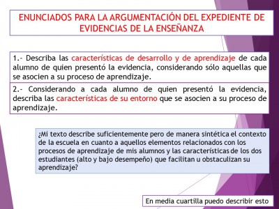 Expediente o portafolios de evidencias. Autoevalua tu texto de análisis (6)