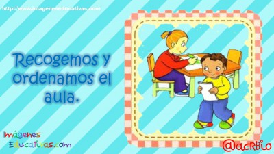 Normas para infantil, Preescolar y Primaria. Imprimibles Azul (6)