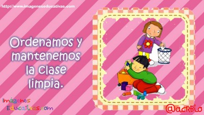 Normas para infantil, Preescolar y Primaria. Imprimibles Morado (5)