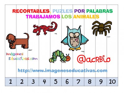 Puzle por letras animales (1)