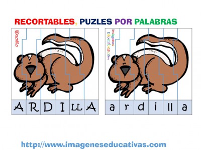 Puzle por letras animales (7)