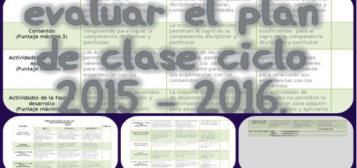 Rubrica para evaluar el plan de clase Portada 2