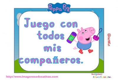 Tarjetas normas de clase Peppa Pig (12)