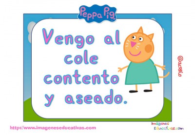 Tarjetas normas de clase Peppa Pig (13)