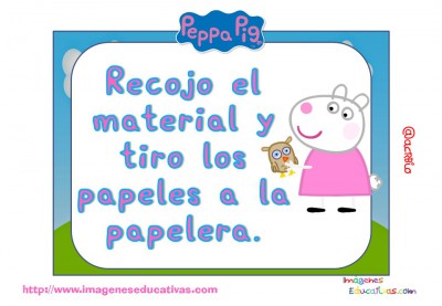 Tarjetas normas de clase Peppa Pig (14)