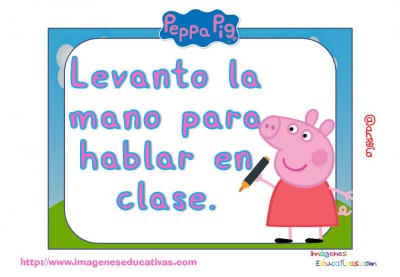 Tarjetas normas de clase Peppa Pig (15)