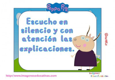 Tarjetas normas de clase Peppa Pig (16)