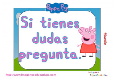 Tarjetas normas de clase Peppa Pig (3)