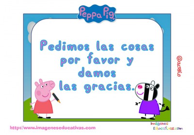 Tarjetas normas de clase Peppa Pig (6)