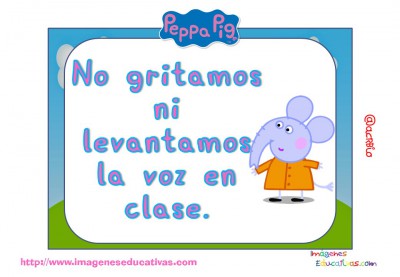 Tarjetas normas de clase Peppa Pig (8)