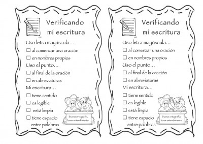 Verificando mi escritura