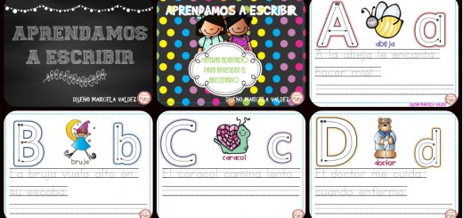 ABECEDARIO aprendemos a escribir portada