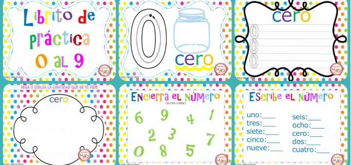 Tarjetas imprimibles números 1 al 10 Star Creando 2016 Imagenes