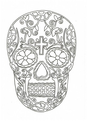 Plantilla calaveras