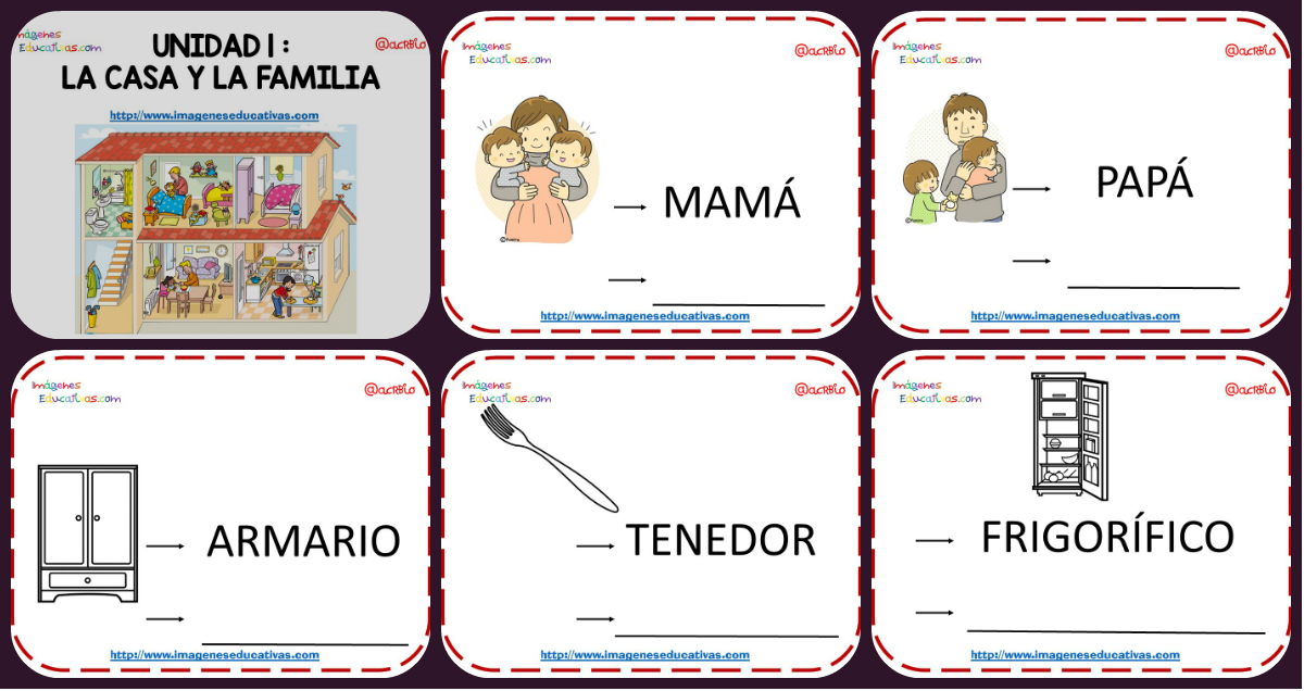 Vocabulario Tem Tico Centro De Inter S Casa Y Familia Portada