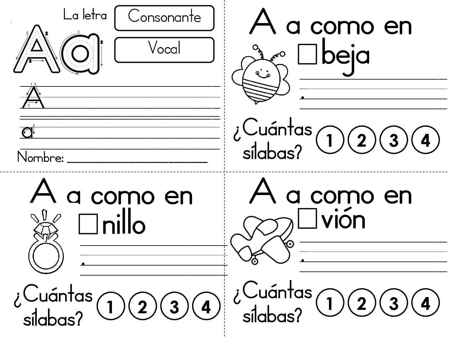 Libro De Libritos Del Alfabeto 1 Imagenes Educativas