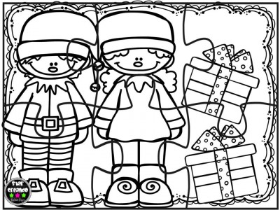 Puzzles navidad para colorear (4)