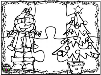 Puzzles navidad para colorear (5)