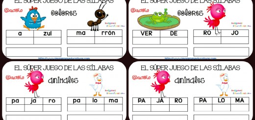 Super juego practicamos la descomposición en sílabas Portada