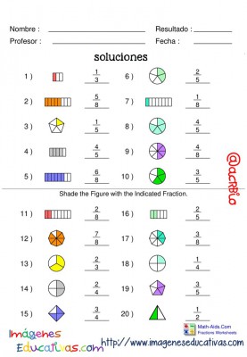 Fichas ejercicios de fracciones con figuras (13)