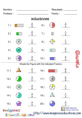 Fichas ejercicios de fracciones con figuras (3)