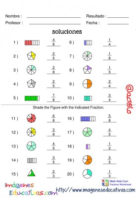 Fichas ejercicios de fracciones con figuras (5)