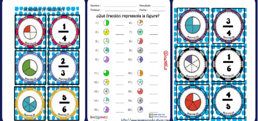 Memorama de Fracciones + Ejercicicos