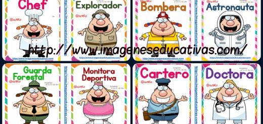 Tarjetas de profesiones y oficios Portada