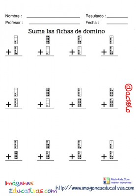 Fichas Suma Dominó (10)